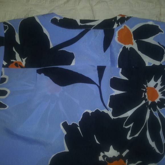 J.Crew | Floral Sleeveless Blouse sz 00 - Picture 5 of 8